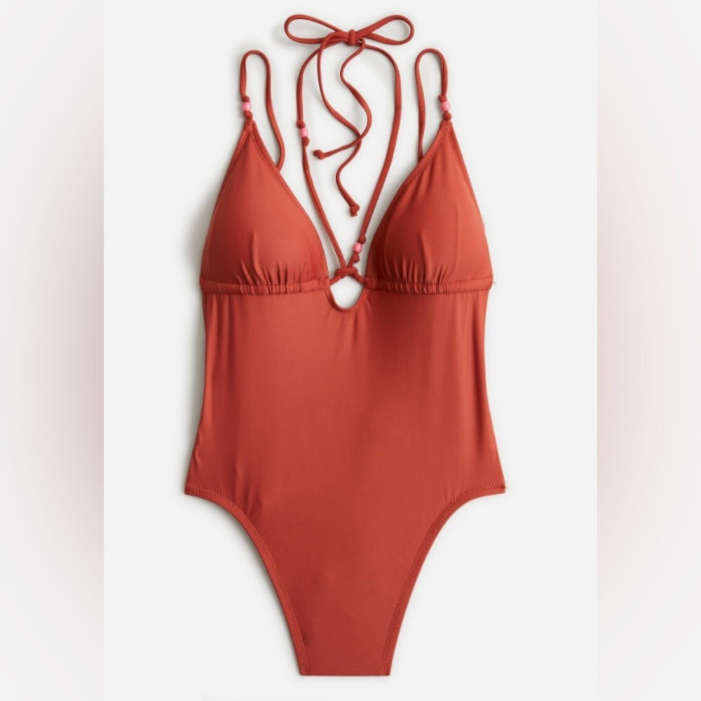 JCrew Strappy One Piece Swimsuit (Size 4)